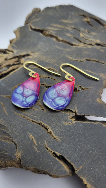 Painted Drop Earrings