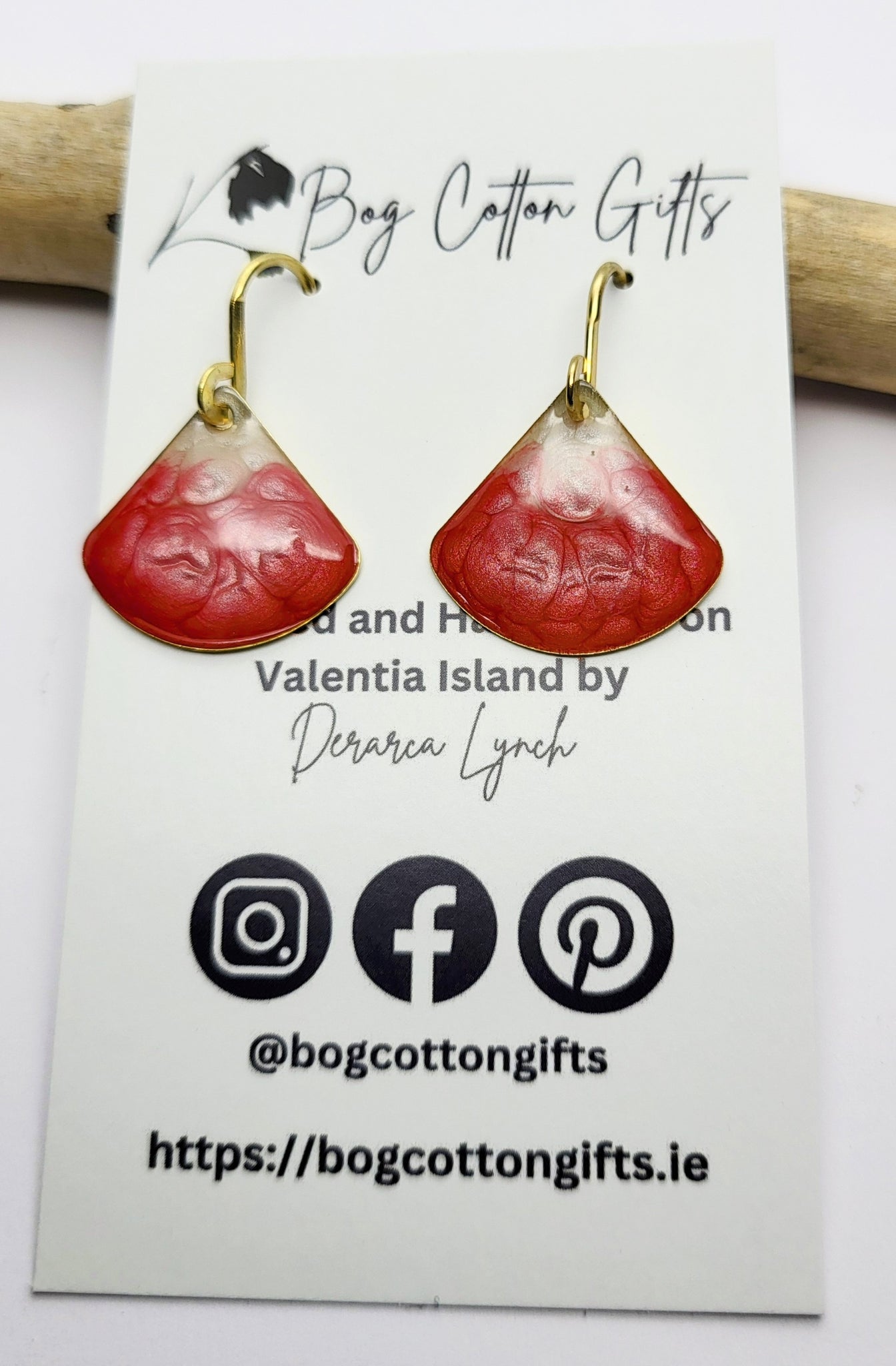 Painted Drop Earrings