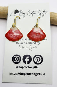 Painted Drop Earrings