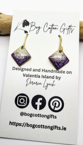 Painted Drop Earrings
