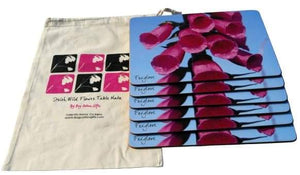 Placemats featuring Foxglove Design | Bog Cotton Gifts