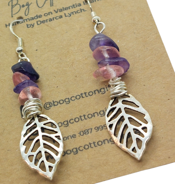 Lovely Leaf Earrings | Bog Cotton Gifts
