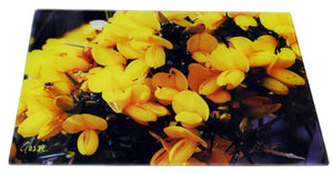 Glass Board featuring the Gorse Design | Bog Cotton Gifts